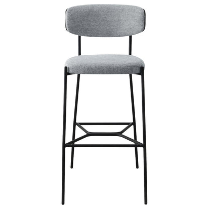 Elison Pub Height Bar Stool Grey (Set of 2)
