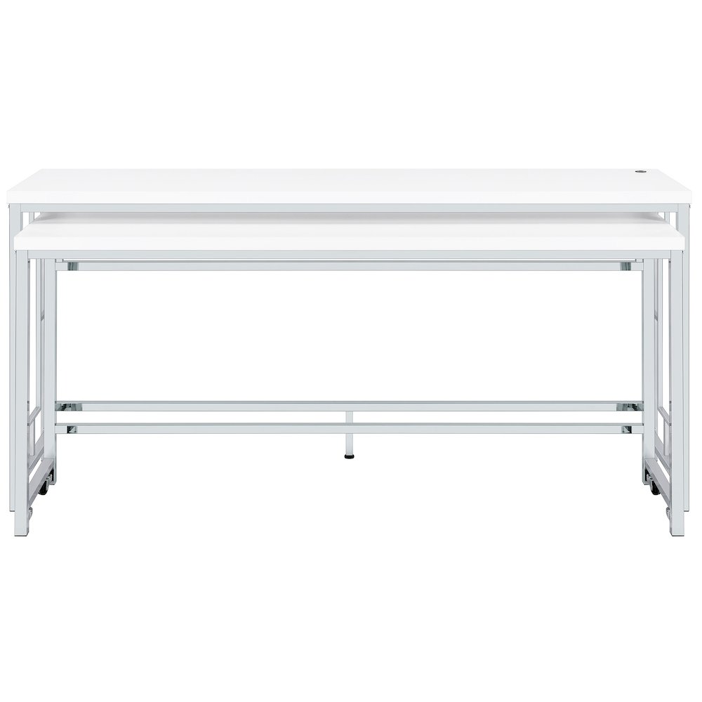 Jackson 5-piece Multipurpose Counter Height Table Set White