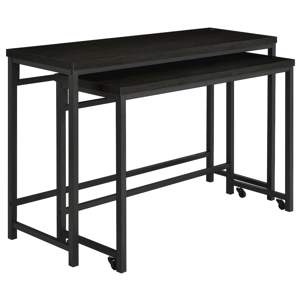 Hawes 4-piece Multipurpose Counter Height Table Set Black