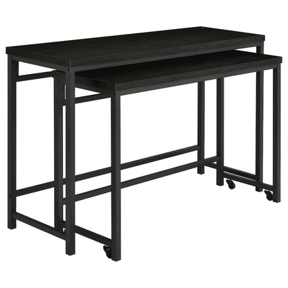Hawes 4-piece Multipurpose Counter Height Table Set Black