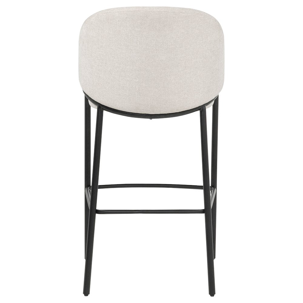 Chadwick Fabric Upholstered Bar Chair Beige (Set of 2)