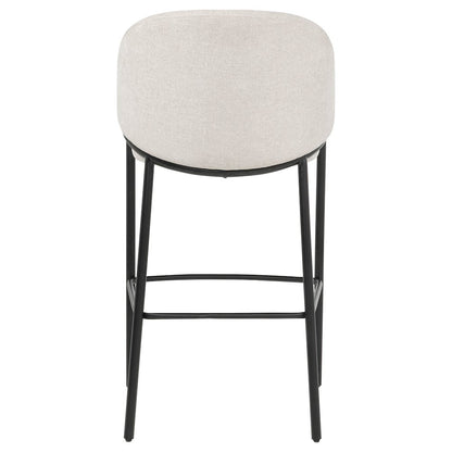 Chadwick Fabric Upholstered Bar Chair Beige (Set of 2)