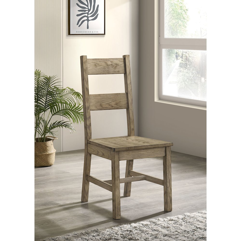 Cardova Solid Wood Dining Side Chair Vineyard Oak (Set of 2)