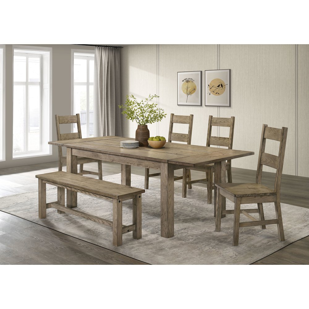 Cardova Solid Wood Dining Side Chair Vineyard Oak (Set of 2)
