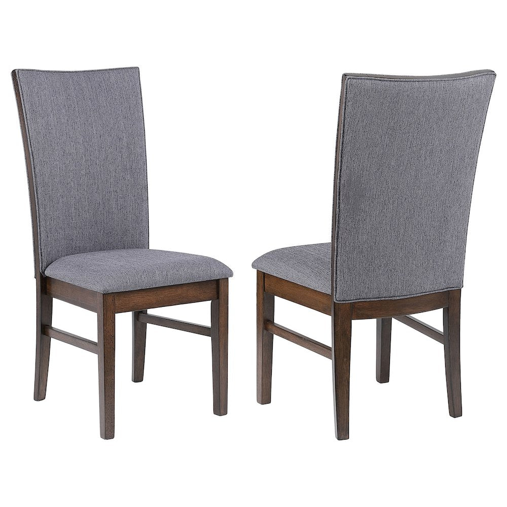 Sherwood Upholstered Dining Side Chair Grey (Set of 2)
