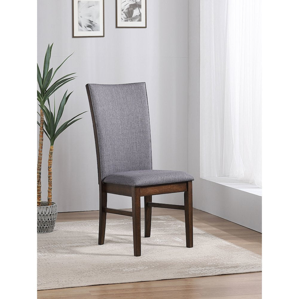 Sherwood Upholstered Dining Side Chair Grey (Set of 2)