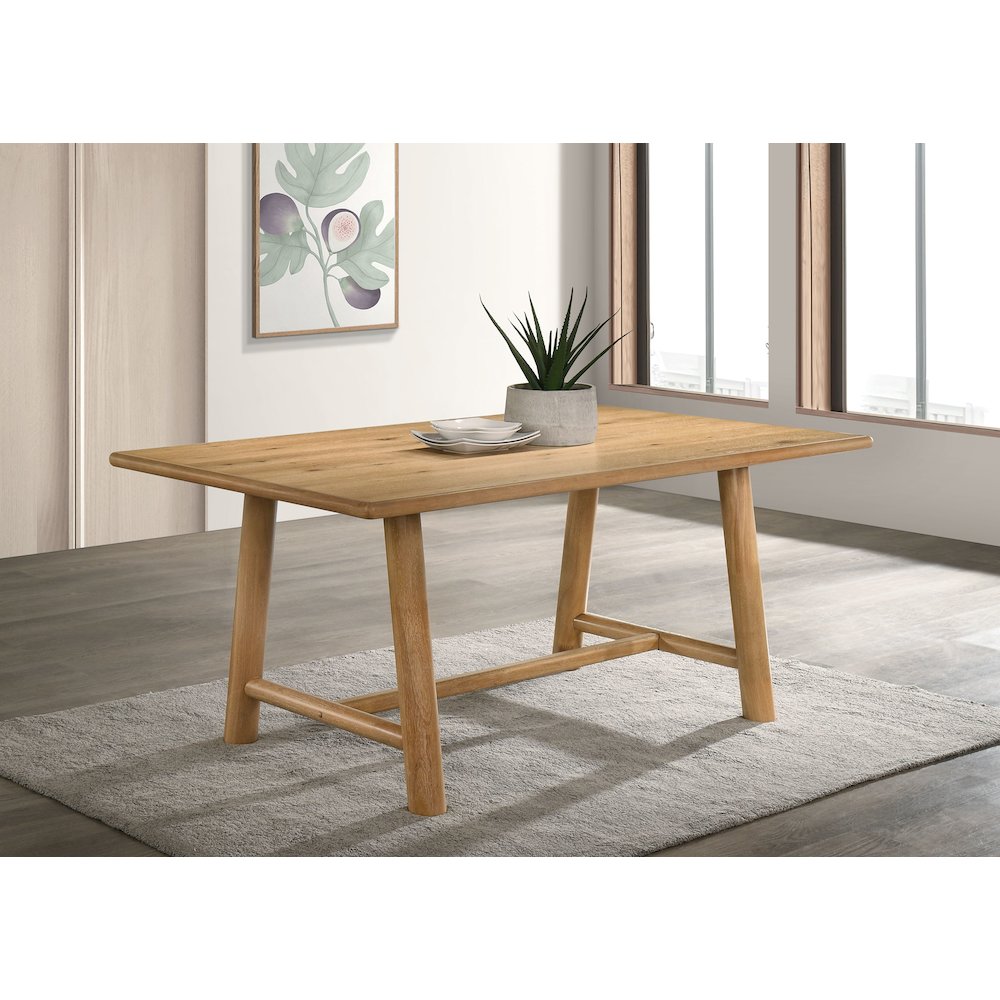 Duncan 71-inch Rectangular Wood Dining Room Table Washed Oak