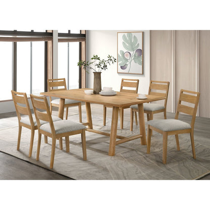 Duncan 71-inch Rectangular Wood Dining Room Table Washed Oak