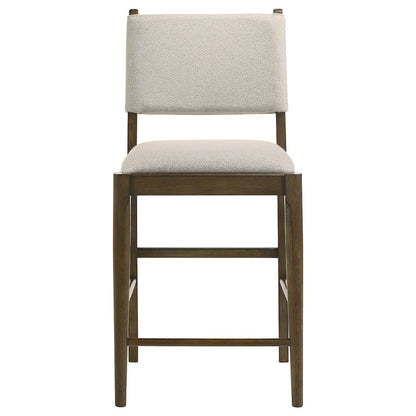 Ottowa Upholstered Counter Side Chair Brown (Set of 2)