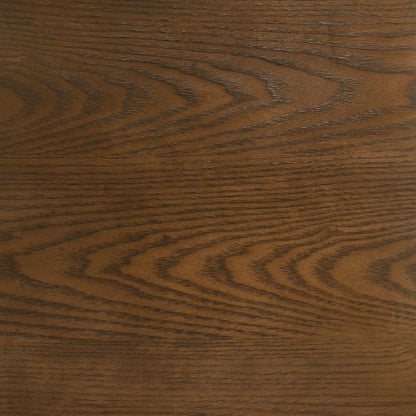 Franklin 54-inch Round Wood Pedestal Base Dining Table Dark Brown