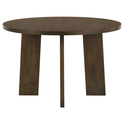 Strouse 5-piece Dining Set Grey and Walnut