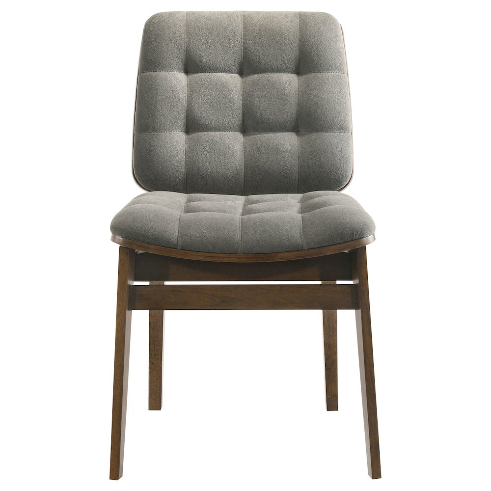 Strouse 5-piece Dining Set Grey and Walnut