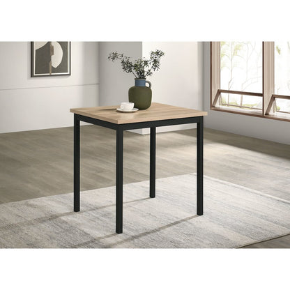 Garza Space Saving Rectangular Dining Table Greige Oak