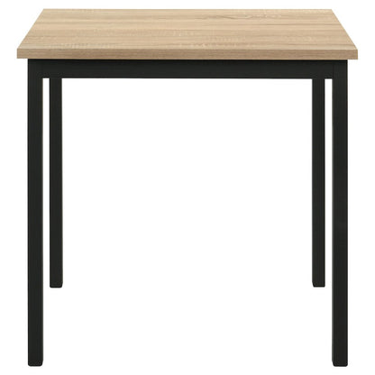 Garza Space Saving Rectangular Dining Table Greige Oak
