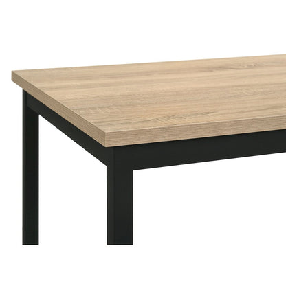 Garza Space Saving Rectangular Dining Table Greige Oak