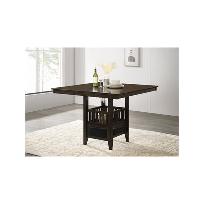 Jaden Square 47-inch Counter Height Dining Table Espresso