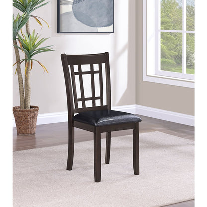 Lavon Wood Dining Side Chair Espresso (Set of 2)