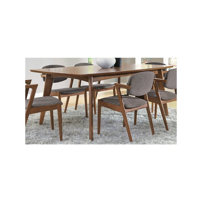 Malone Rectangular 78-inch Wood Dining Table Dark Walnut