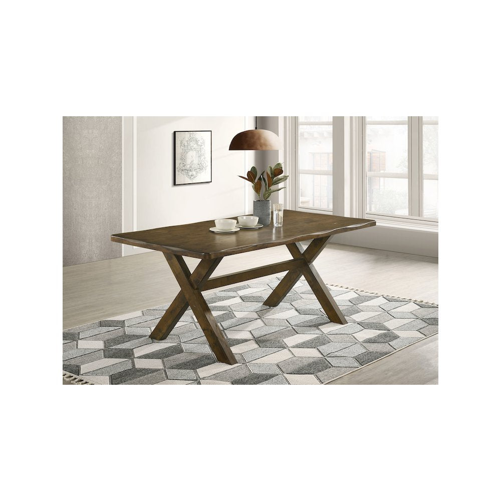 Alston Rectangular 71-inch Dining Table Knotty Nutmeg