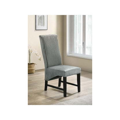 Barrand Upholstered Dining Side Chair Grey (Set of 2)