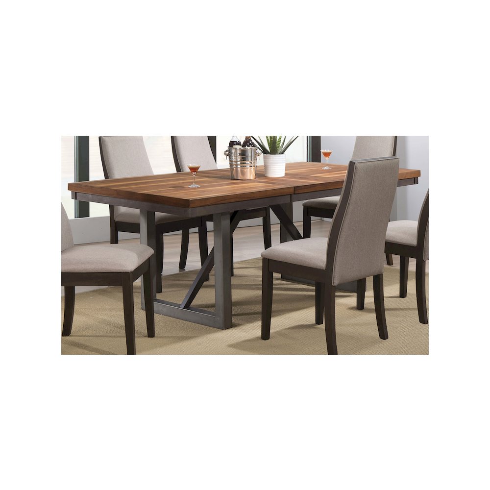 Spring Creek 77-inch Extension Dining Table Natural Walnut