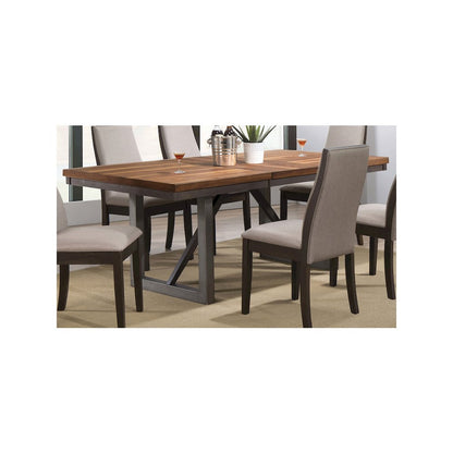 Spring Creek 77-inch Extension Dining Table Natural Walnut
