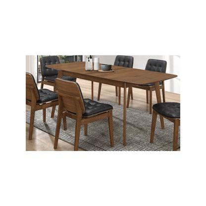 Redbridge 75-inch Extension Leaf Dining Table Natural Walnut