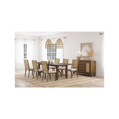 Matisse 7-piece Rectangular Dining Table Set Light Brown