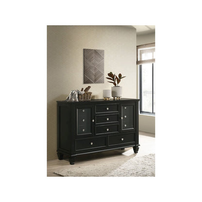 Sandy Beach 11-drawer Dresser Black