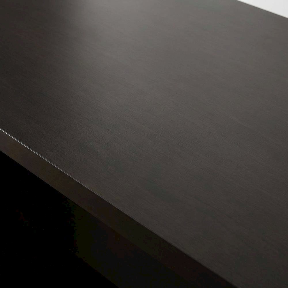 Brown Engineered Wood Writing Desk With Rectangular Shape And Transitional Style