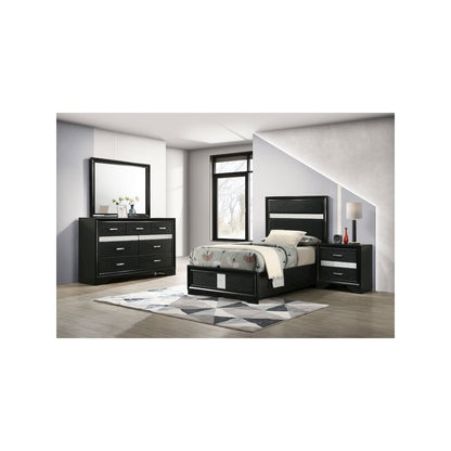 Miranda 4-piece Twin Bedroom Set Black