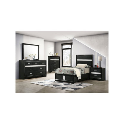 Miranda 5-piece Twin Bedroom Set Black