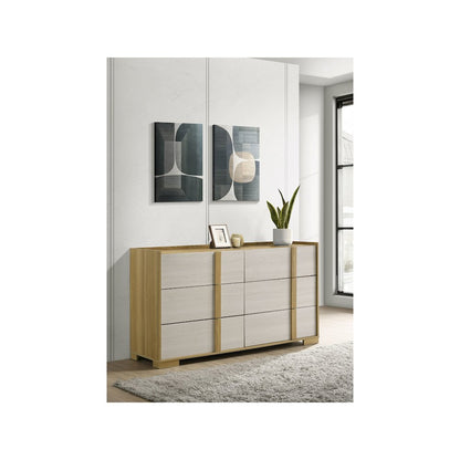 Hyland 6-drawer Dresser Natural