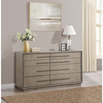 Durango 8-drawer Dresser Washed Oak