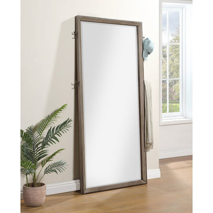 Durango 80-inch Standing Floor Mirror Washed Oak