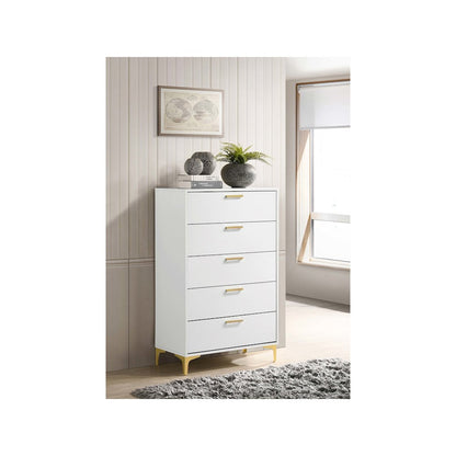 Kendall 5-drawer Bedroom Chest White