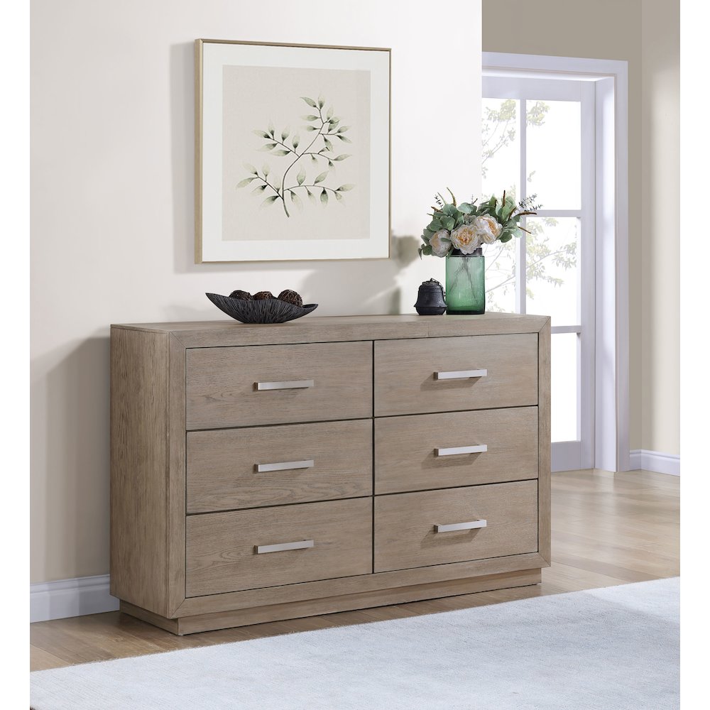 Kenora 6-drawer Dresser Barley Brown