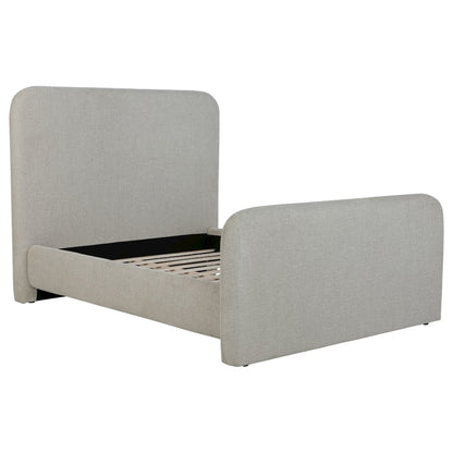 Wren Upholstered Queen Panel Bed Grey