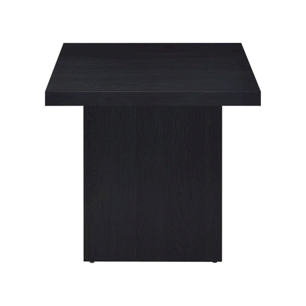 Max 3-piece Rectangular Coffee and End Table Set Black