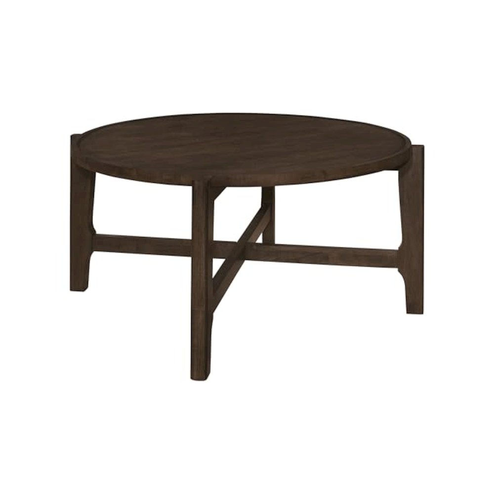 Cota 3-piece Solid Wood Coffee and End Table Set Dark Brown
