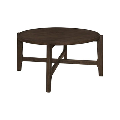 Cota 3-piece Solid Wood Coffee and End Table Set Dark Brown