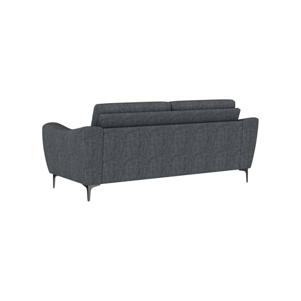 Nolan 2-piece Upholstered Sofa Set Charcoal