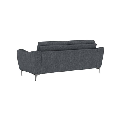 Nolan 2-piece Upholstered Sofa Set Charcoal