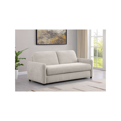Rylie Upholstered Sofa Sleeper with Queen Mattress Beige