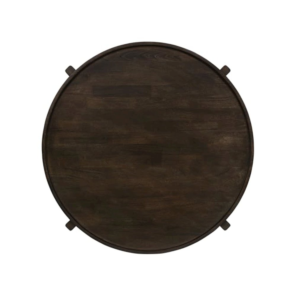 Cota 3-piece Solid Wood Coffee and End Table Set Dark Brown