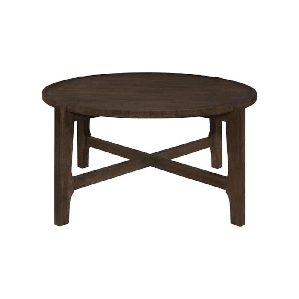 Cota 3-piece Solid Wood Coffee and End Table Set Dark Brown