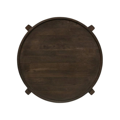 Cota 3-piece Solid Wood Coffee and End Table Set Dark Brown