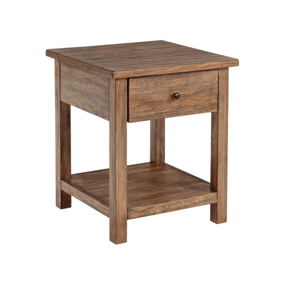 Payne 2-piece Coffee and 1-drawer End Table Set Brown