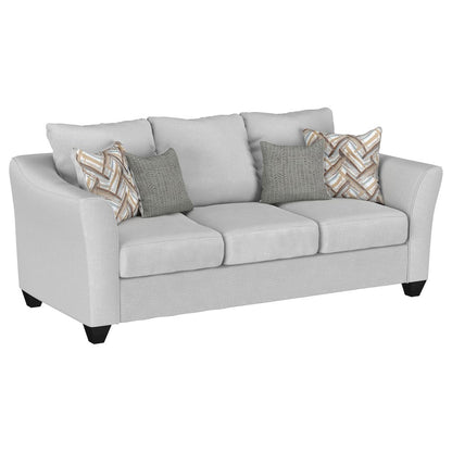 Salizar Upholstered Flared Arm Sofa Sand