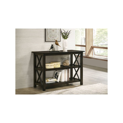 Rachelle 2-shelf Wood Entryway Console Table Deep Merlot